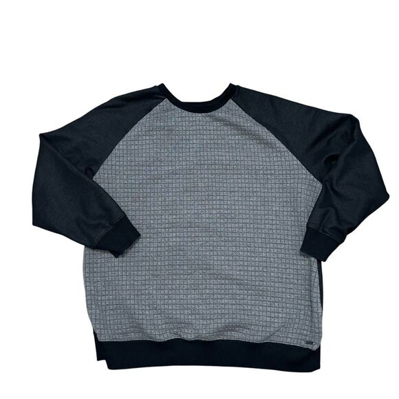GUESS Men’s Grey & Black Pullover Crewneck Size XL - Picture 1 of 8